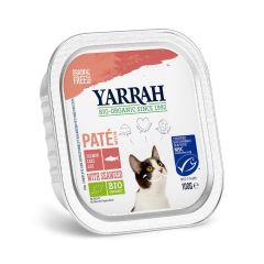 Yarrah Biologisch kattenvoer paté met zalm 100 g