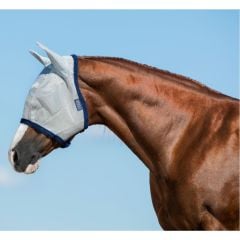 Horseware Amigo Flymask Silver & Navy