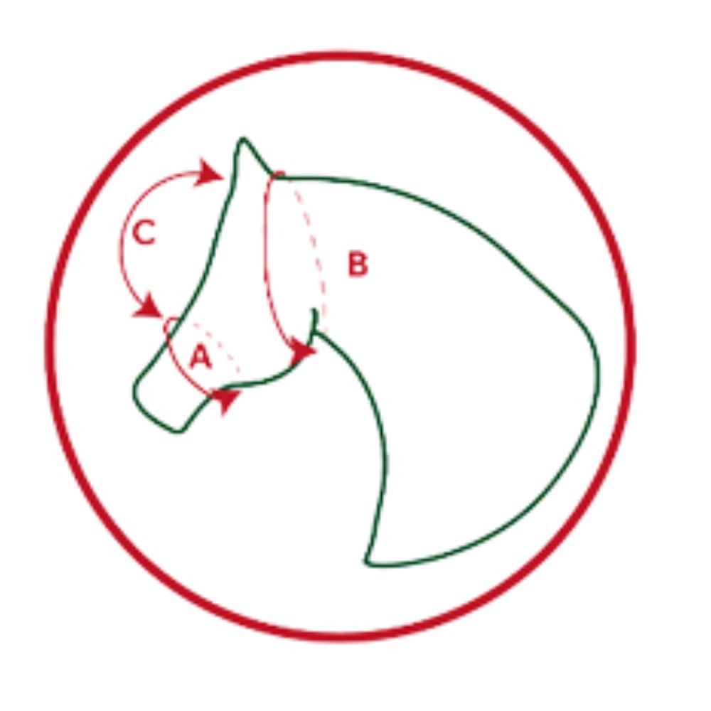 Horseware maattabel vliegenmasker